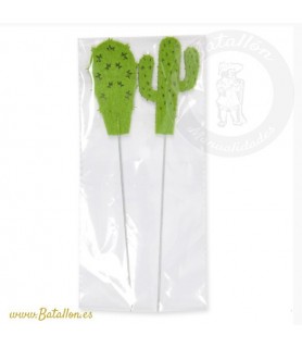Bolsa con 2 Cactus de Fieltro-Manualidades-Batallon Manualidades
