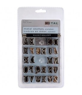 Alfabeto de Metal para Grabar-Rodillos, Packs, Texturas...-Batallon Manualidades