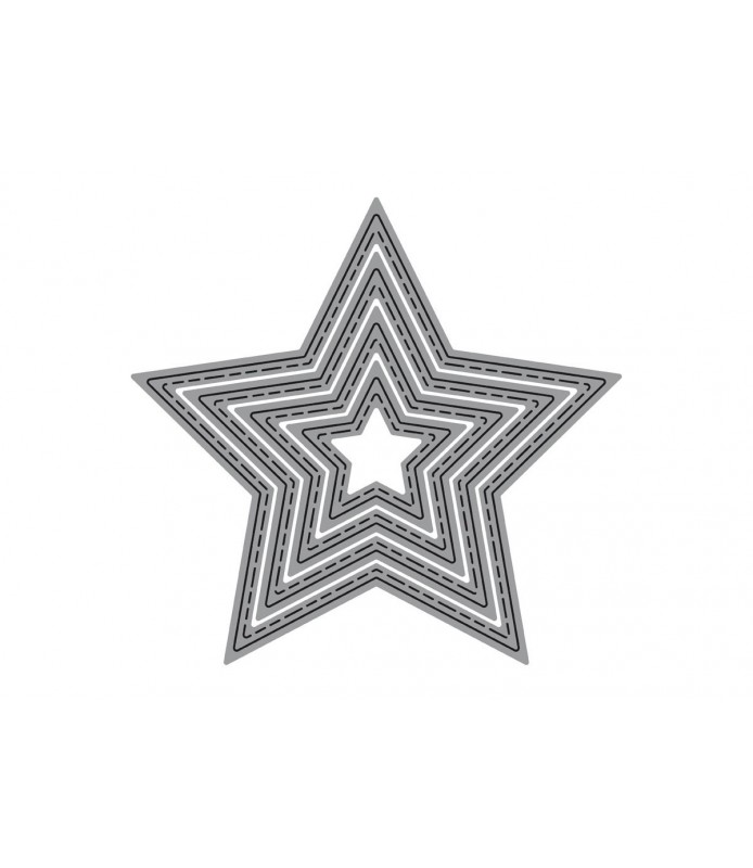 Troquel Fino Estrella 78 x 78 mm para Misskuty