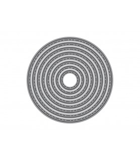 Troquel Fino Circulo 74 x 74 mm para Misskuty-Troqueles de Metal-Batallon Manualidades