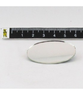 Espejo ovalado 40x30 mm-Cristal Cerámica Plástico-Batallon Manualidades
