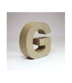 Letras Mache G - H 17,5 X 15,7 X T 5,5 cm