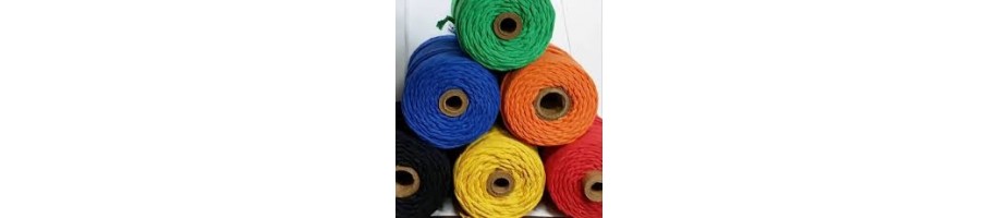 Cordones de Rafia y Macramé
